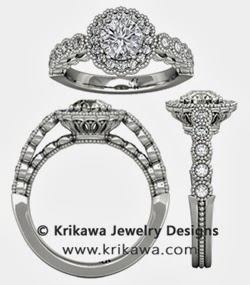 Vintage Lacy Engagement Ring Vintage Lacy Engagement Ring