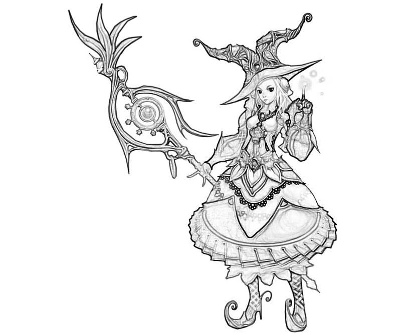 Atlantica Wicth Character Coloring Pages atlantica-wicth-character-coloring-pages