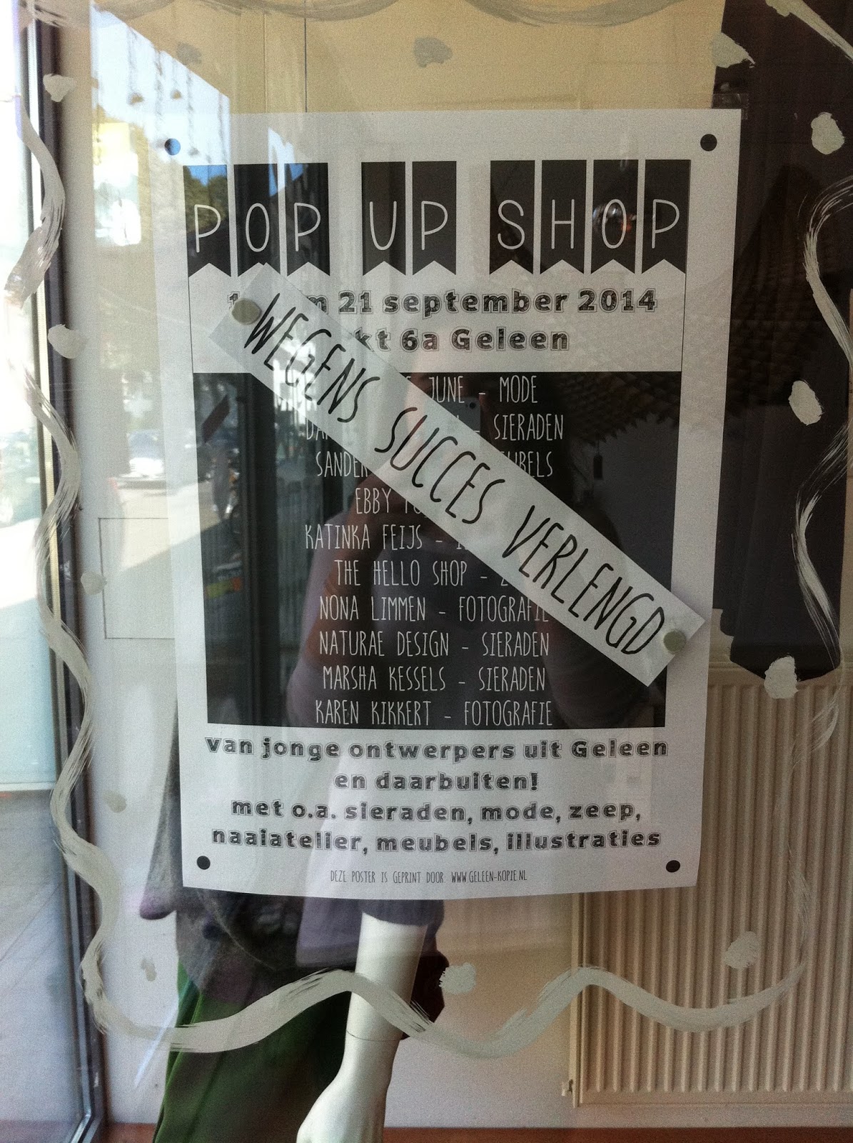 ebbyport POP UP SHOP Geleen continues for another week!