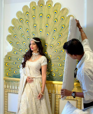 Behind The Scenes of Sonam Kapoor's cover Photo shoot for 'The Hindu Bridal Mantra'