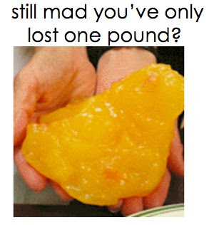 One Pound of Fat Looks Like THAT?! Live Healthy, My Friends.