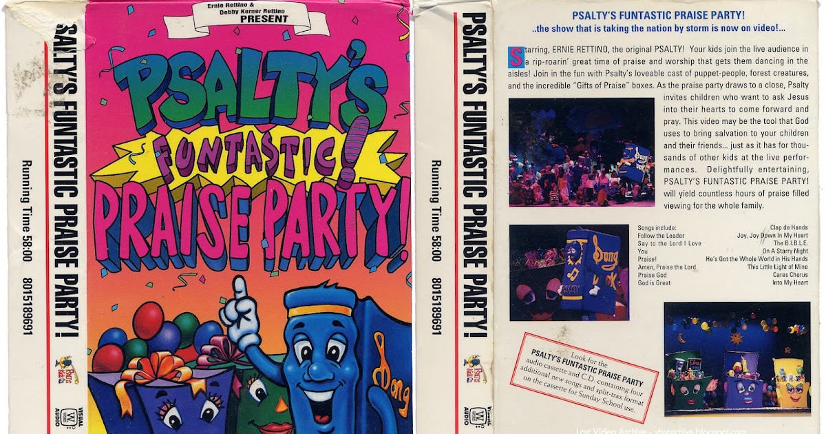 Lost Video Archive Psalty's Funtastic Praise Party