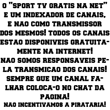 SportTV Grátis na Net