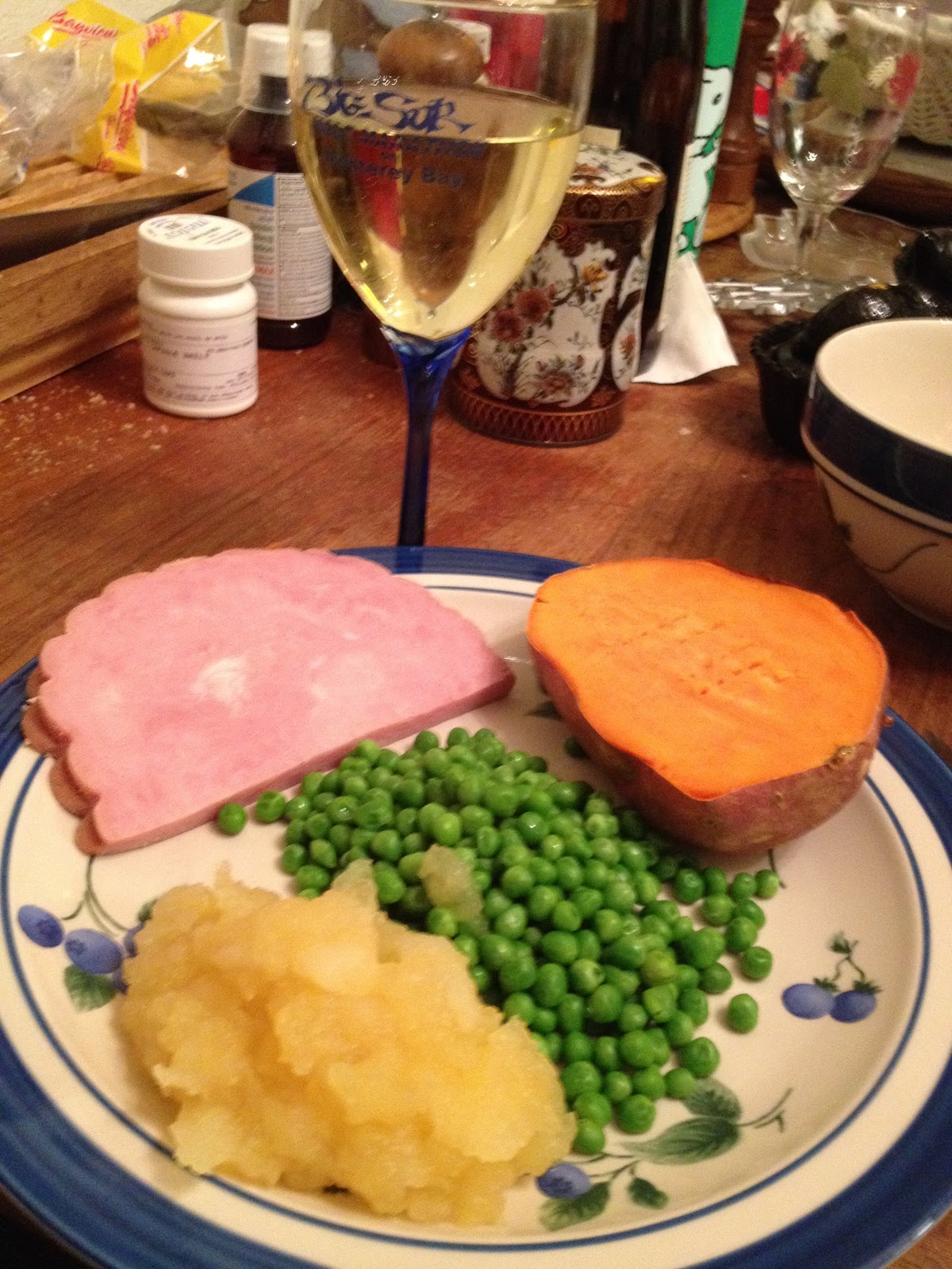 Sunday, dinner for two Ham