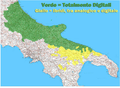 Lo Switch Off effettuato a Manfredonia, Monte Sant'Angelo, Mattinata e le Provincia di BAT Lo Switch Off effettuato a Manfredonia, Monte Sant'Angelo, Mattinata e le Provincia di BAT