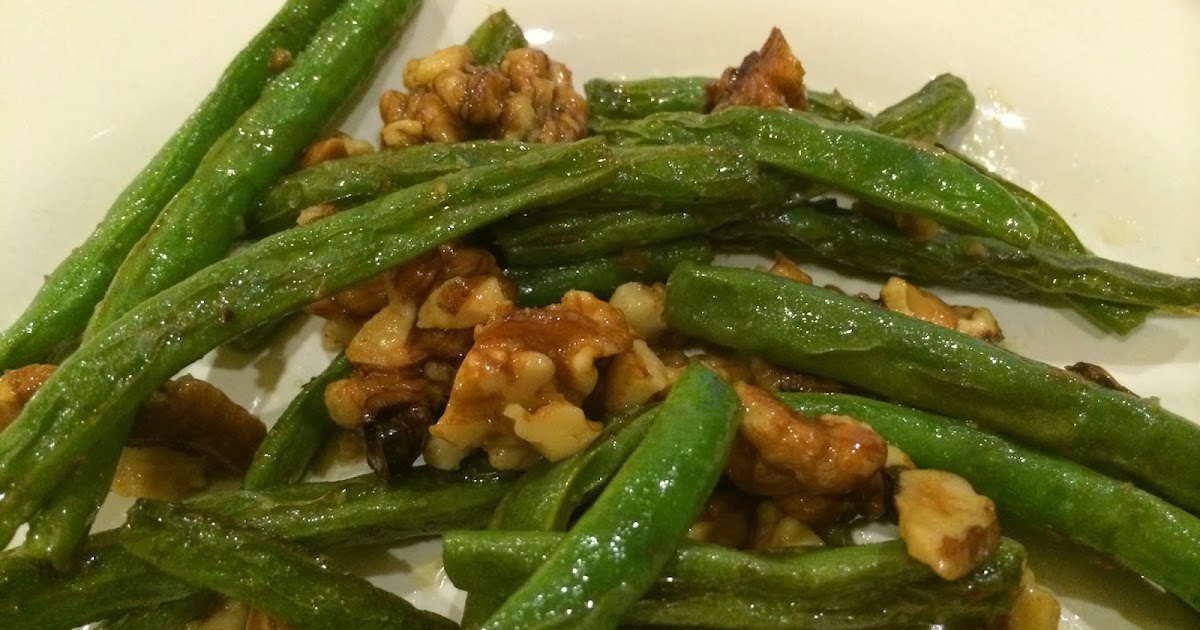 Paleo Recipe Love Roasted Green Beans with Walnuts