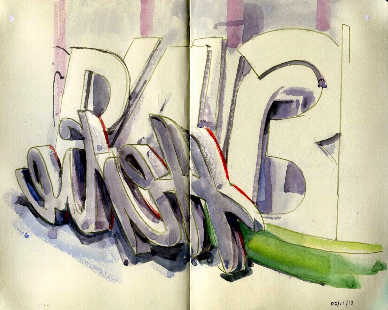 Sketch Graffiti Alphabet 1 Jpg 700 695 Graffiti Lettering
