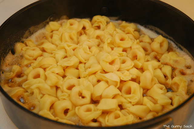 Three Cheese Tortellini In Sage Brown Butter Sauce