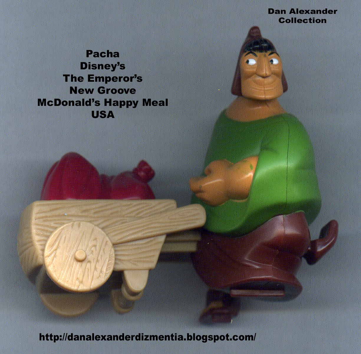 RARE 2001 Kronk 5" McDonald's EUROPE Action Figure Disney Emperor's ...