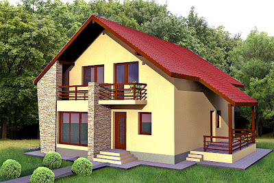 Proiecte case mici - casa Cernica varianta 2