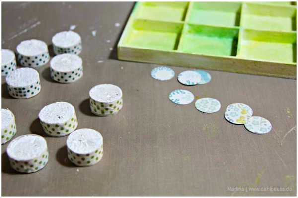 Mixed Media Montag | DIY Tic-Tac-Toe-Spiel | www.danipeuss.de