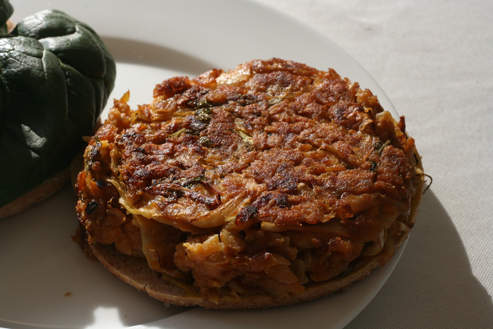 Laine's Recipe Box Sesame Sweet Potato and Cabbage Burgers