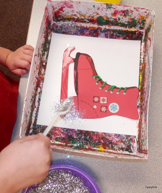 Tippytoe Crafts Ice Skates and a Cup o' Cocoa