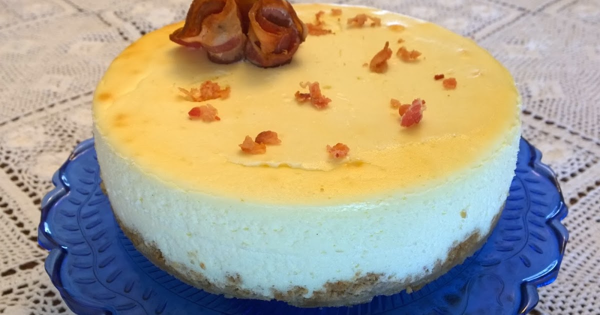 Kick in the Palate Bacon Bourbon Cheesecake