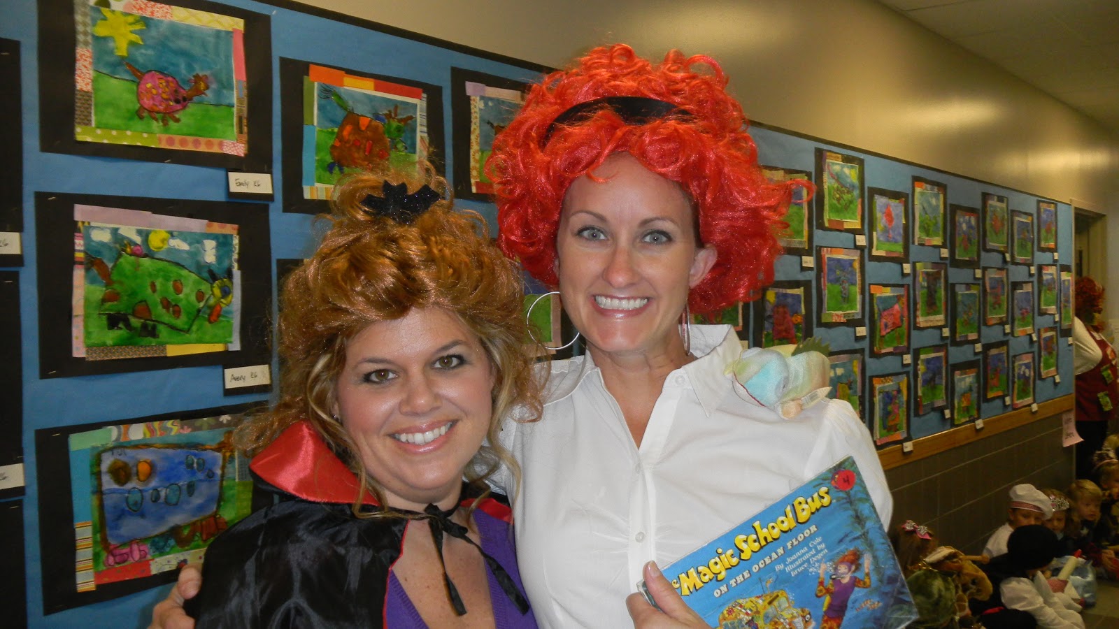 Here I am as Ms. Frizzle - Dives Down Deep Under the Sea with another Frizz...
