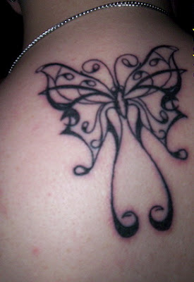 Awetya Images Flying Butterfly Tattoos Pictures 2012
