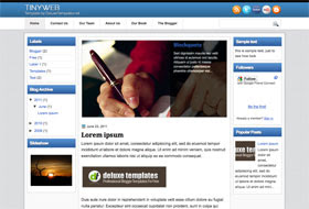 Tiny Web Blogger Template
