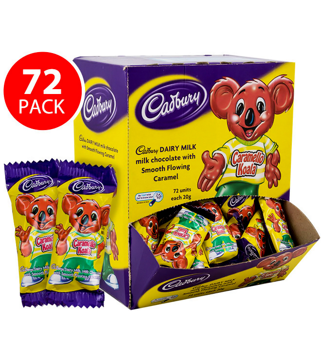 72 x Cadbury Caramello Koala 20g Hook of the Day