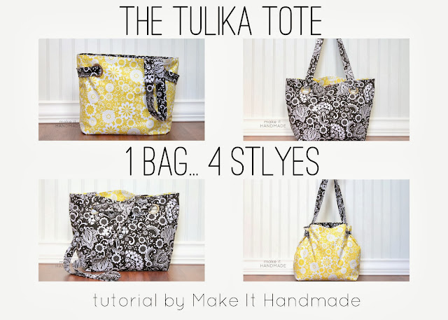 Tulika Tote Quilts are being offered at LoveQuilting. The tulika tote is a reversible, convertible bag that is perfect for everyday. 