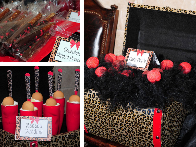 dessert table by Chanda of Two Left Spoons. She used my glam party ...