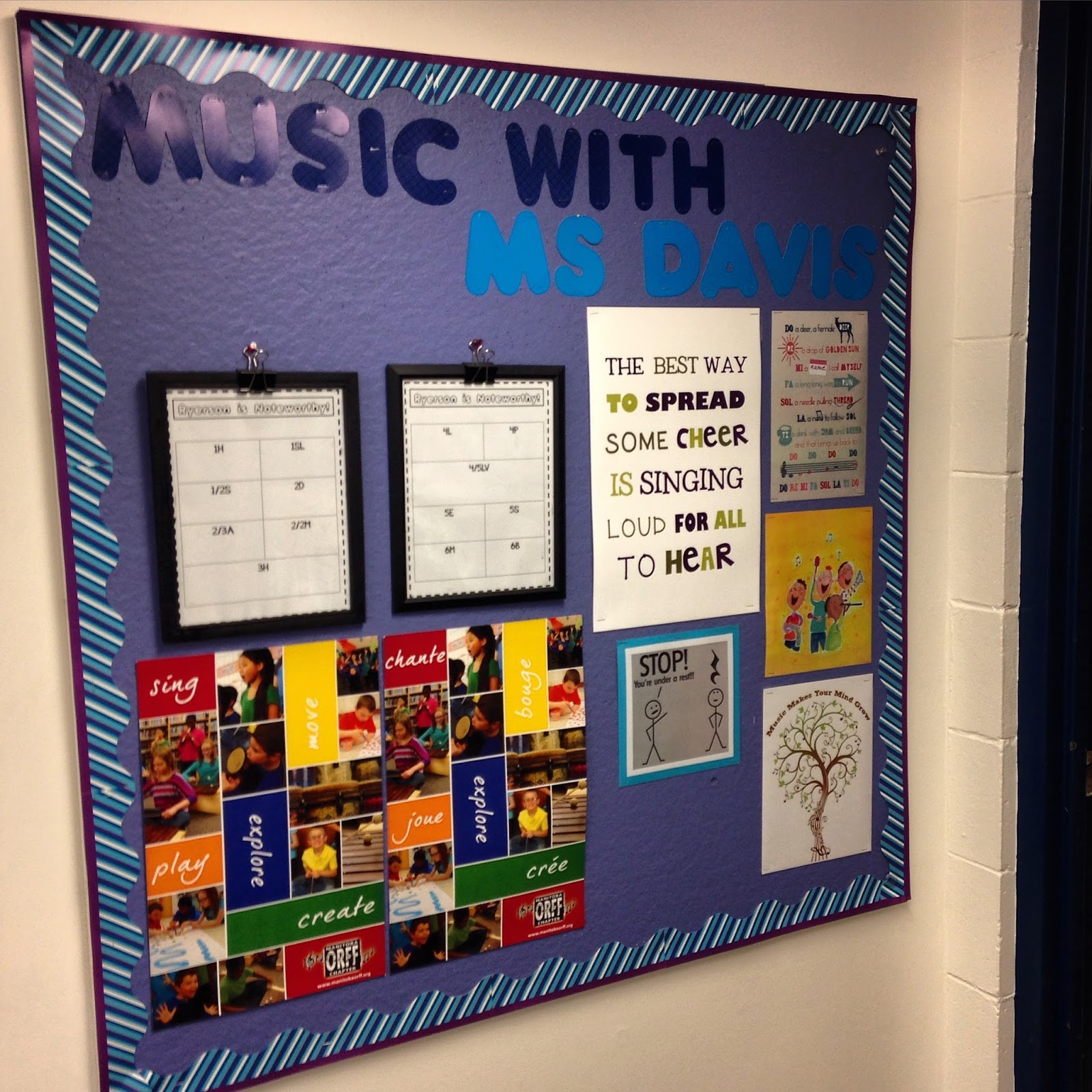 Stay Tuned! Bulletin Board Fun!