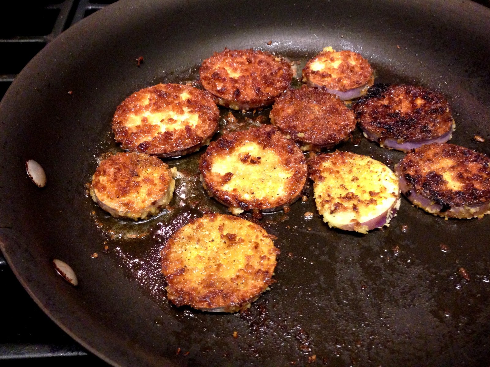 Panko Crusted Neon Eggplant Cutlets Maithili Pradhan