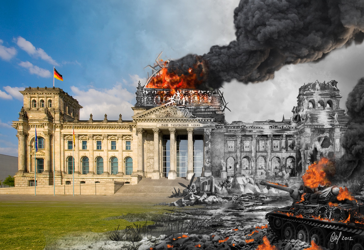 German Government Building Fire German Government Building Fire