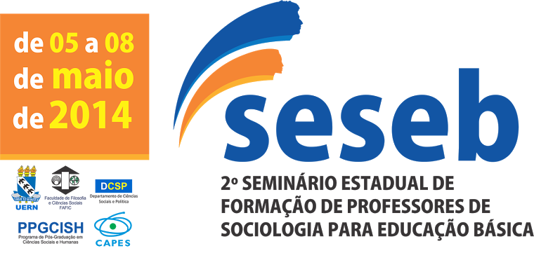 2º Seminário Estadual de Formação de Professores de Sociologia para Educação Básica - Seseb