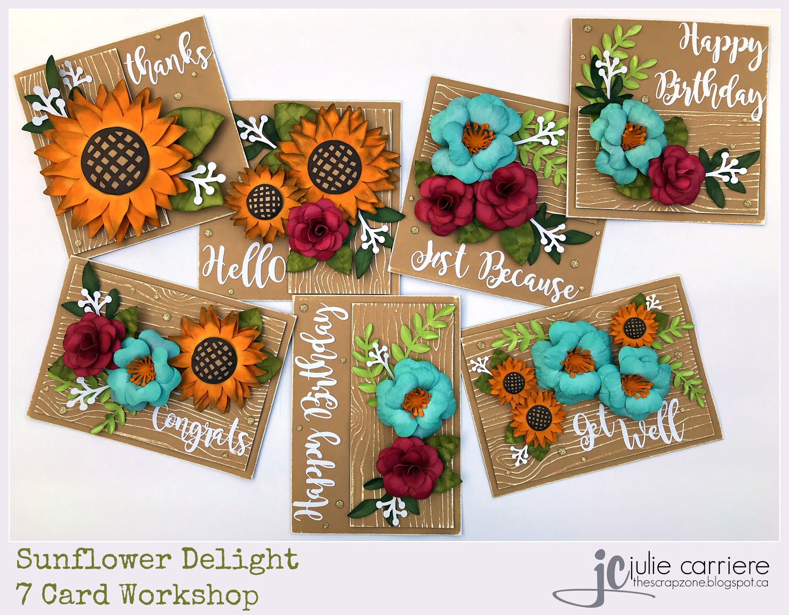 Sunflower Delight Cardmaking Assembly Guide