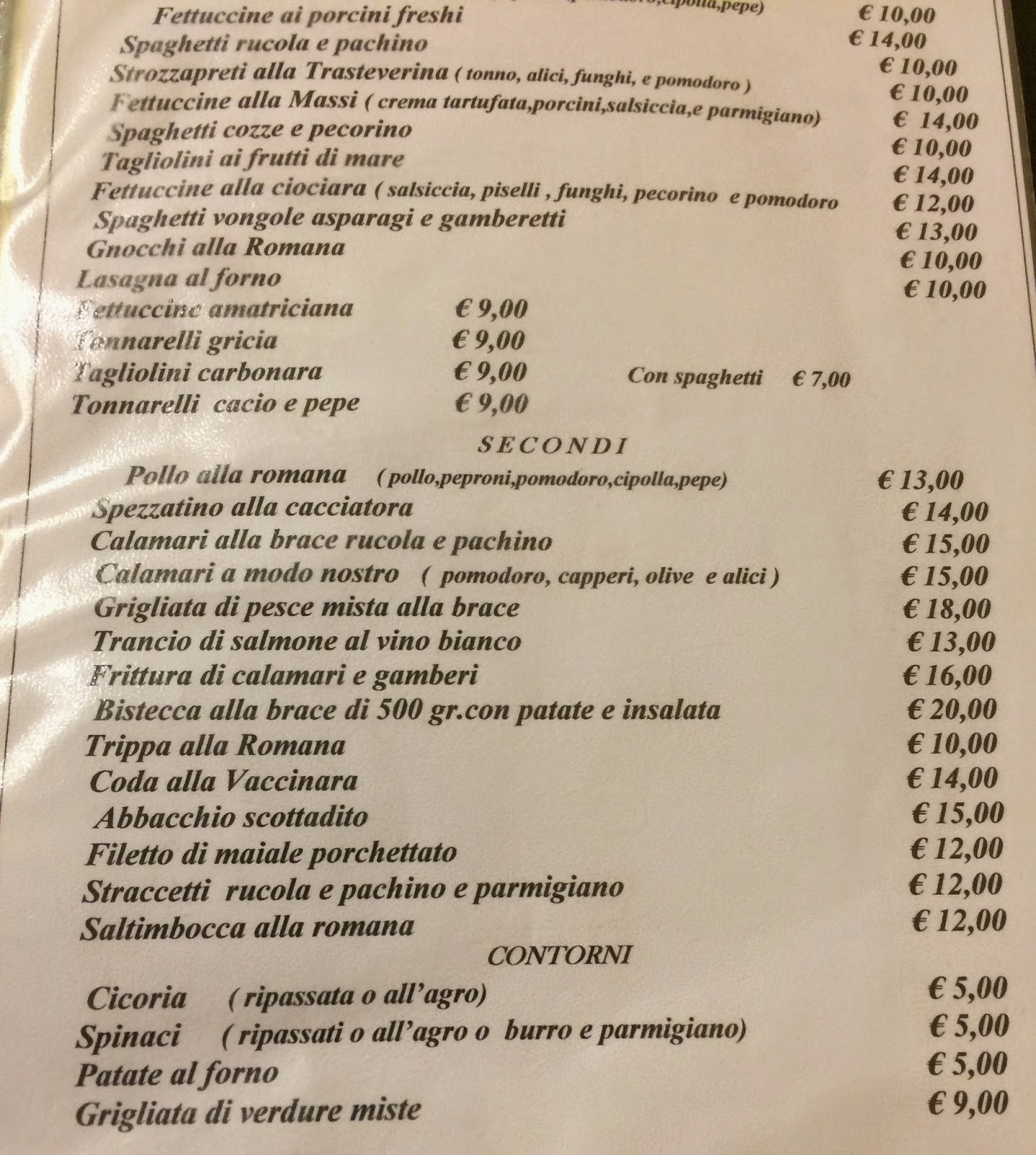 TASTE OF HAWAII RISTORANTE DA MASSI ROME, ITALY