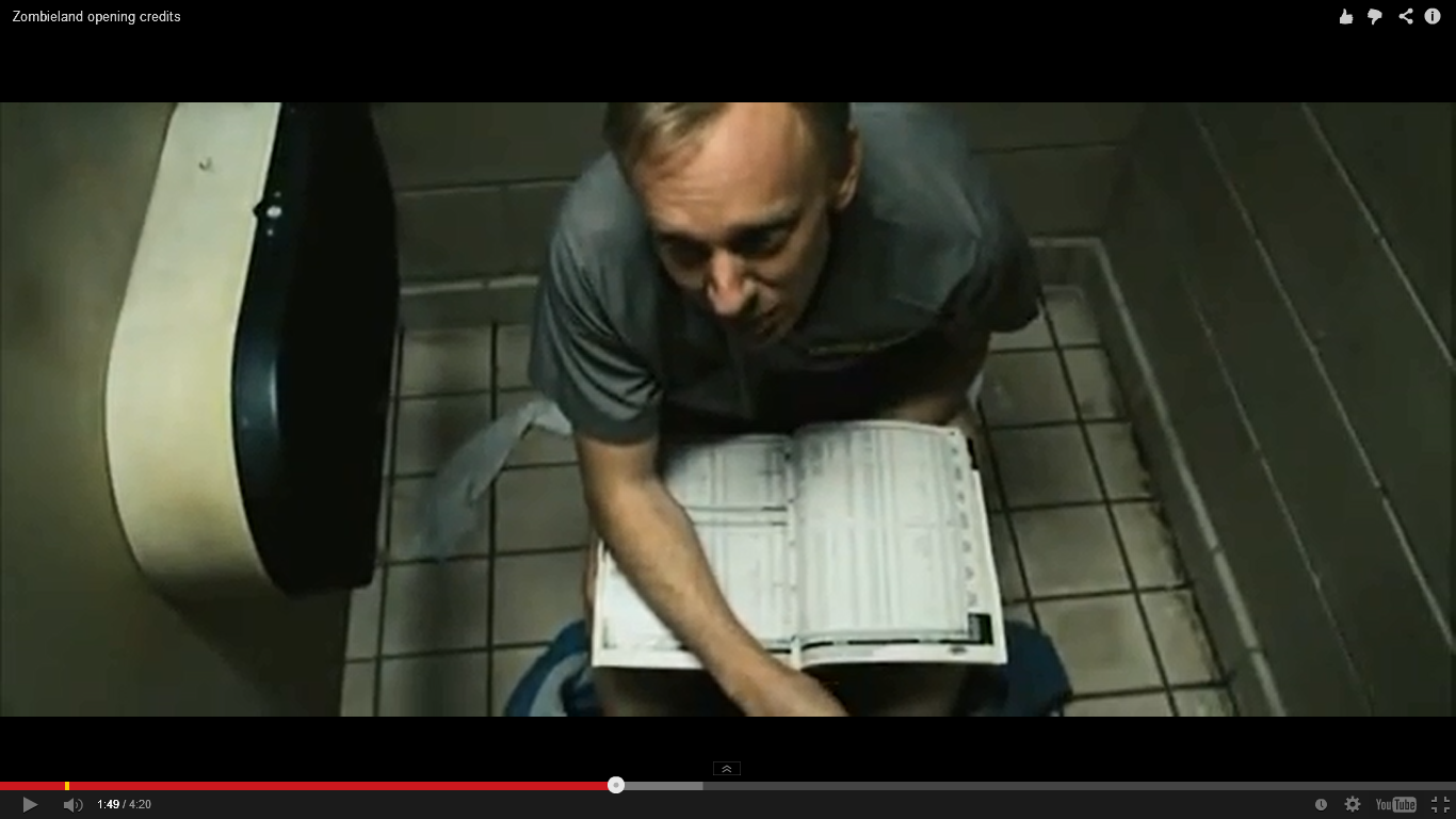 Sophie Wilson AS media blog Zombieland Opening Scene (Task 5)