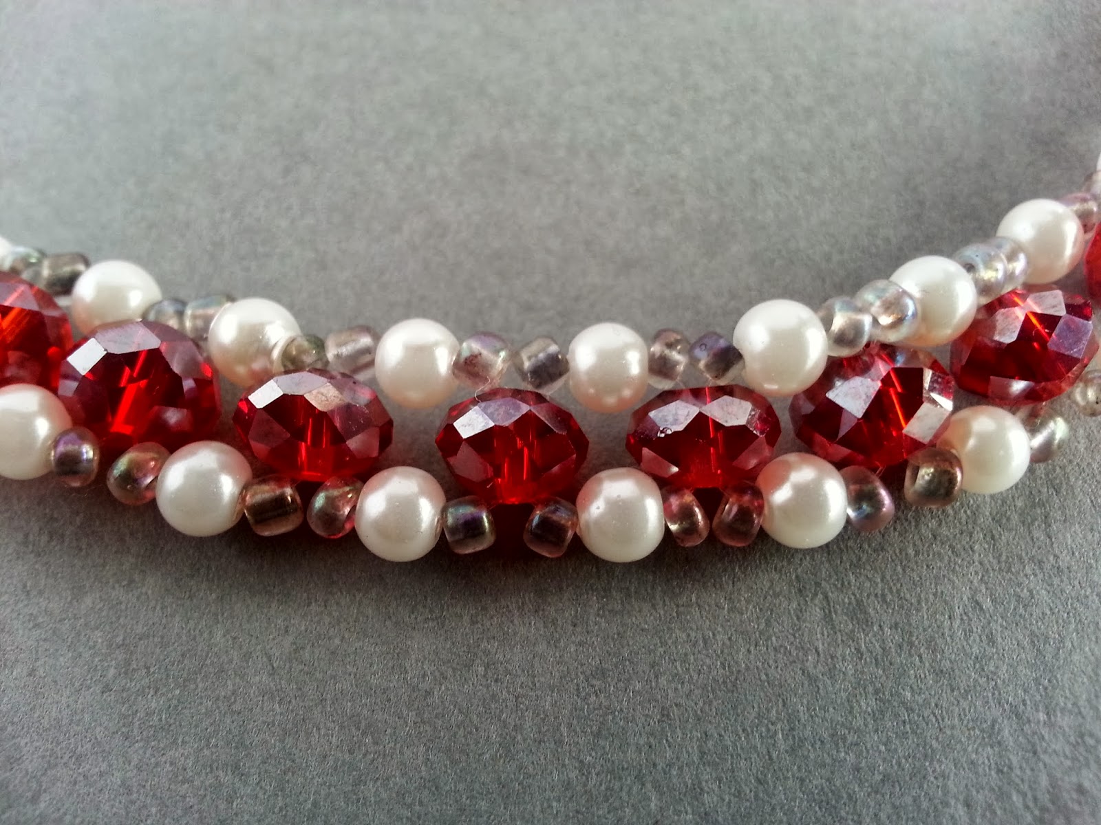 Michelle's Handcrafting Blog Diagonal Stitch Bracelet