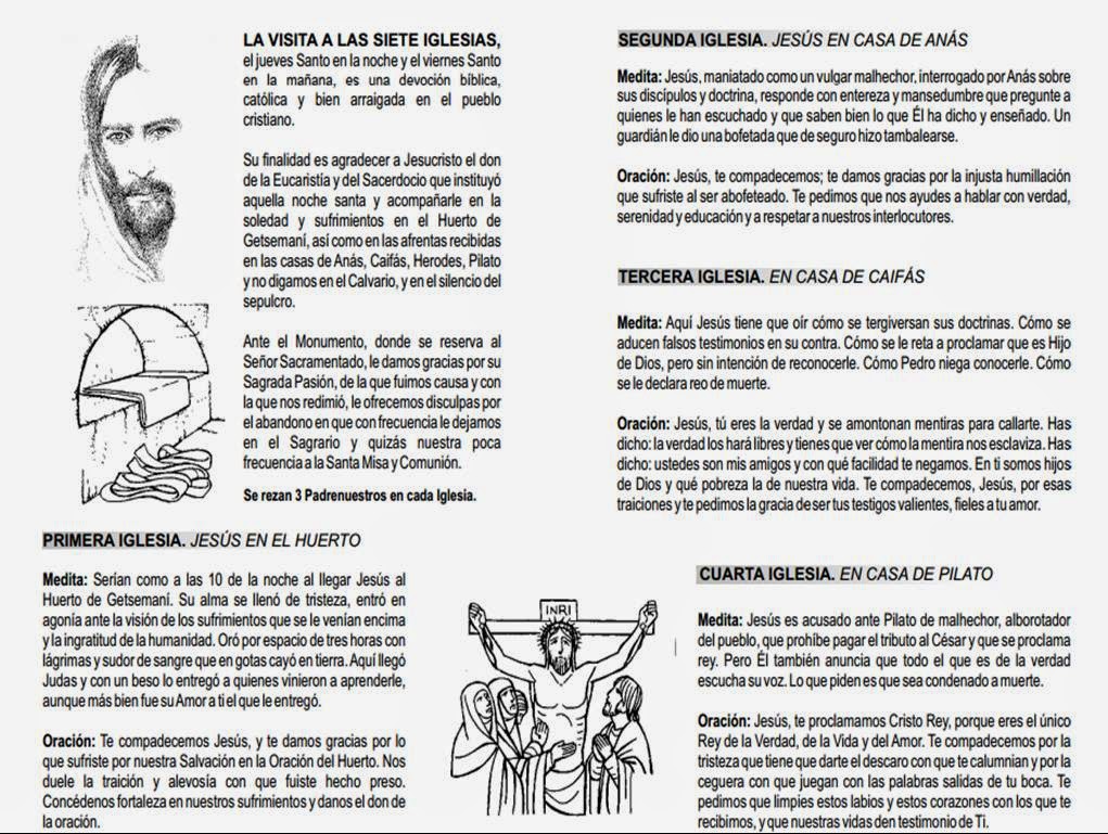 Catequesis Se TU el guía en la Visita de los 7 Templos.