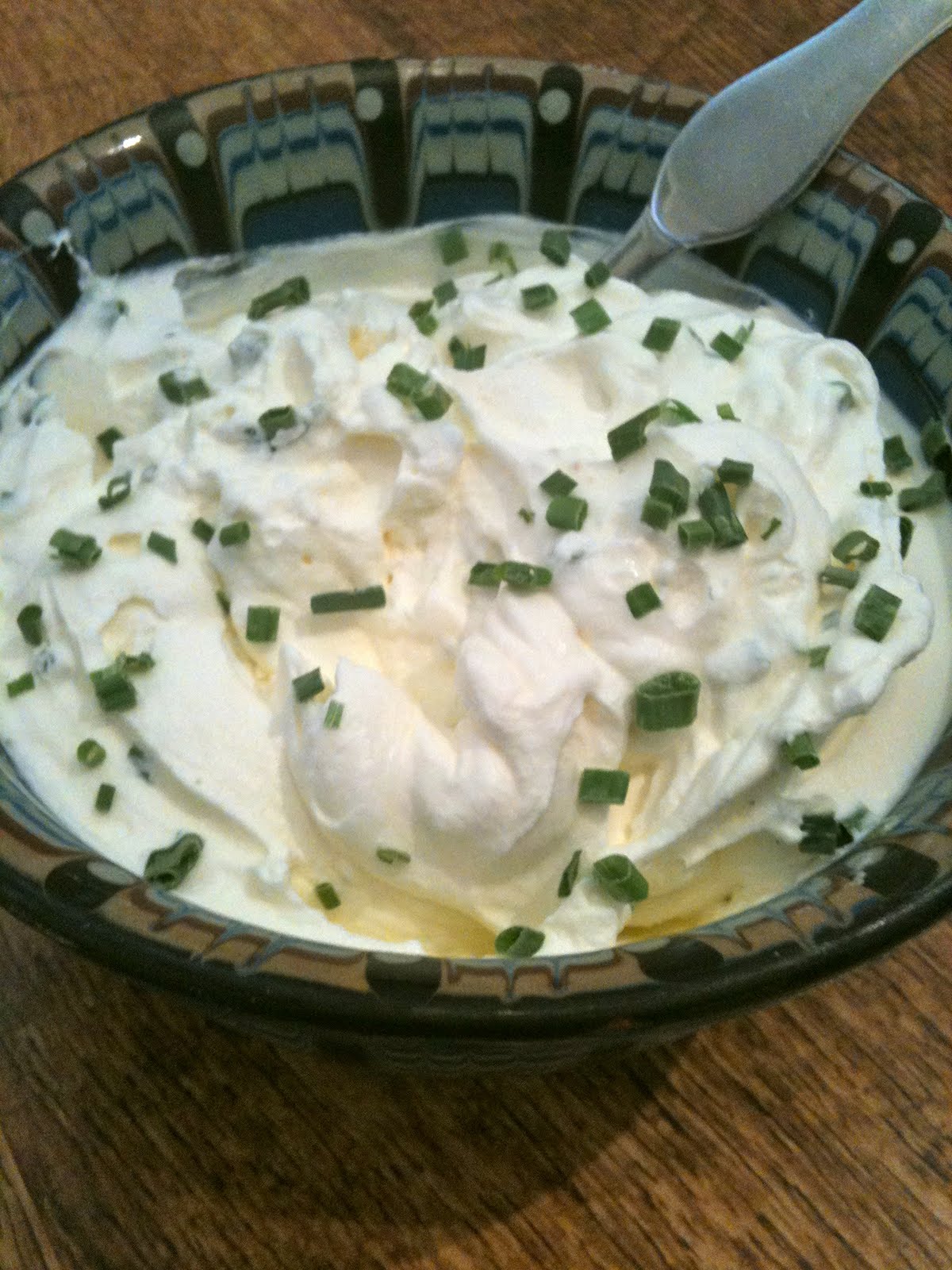 Lesley's Kitchen, Artisan Catering Freshly made sour cream and chive dip