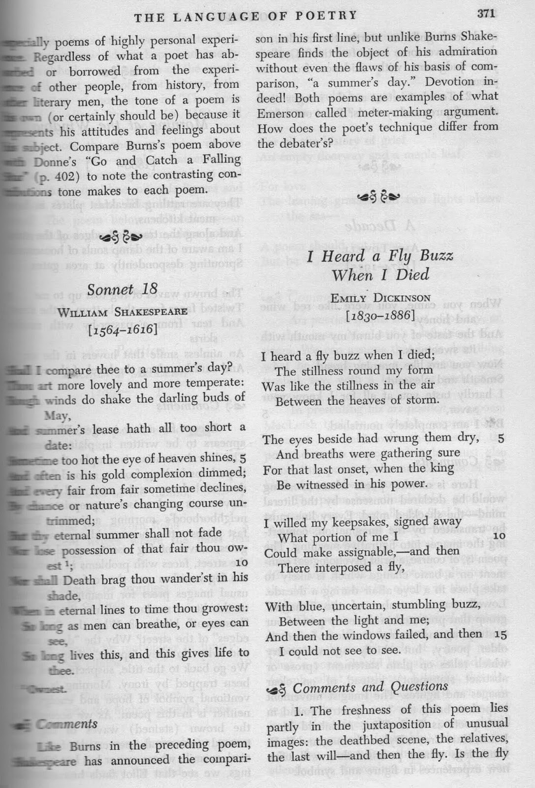 Sonnet 18 Essay Shakespearean Sonnet Form Structure