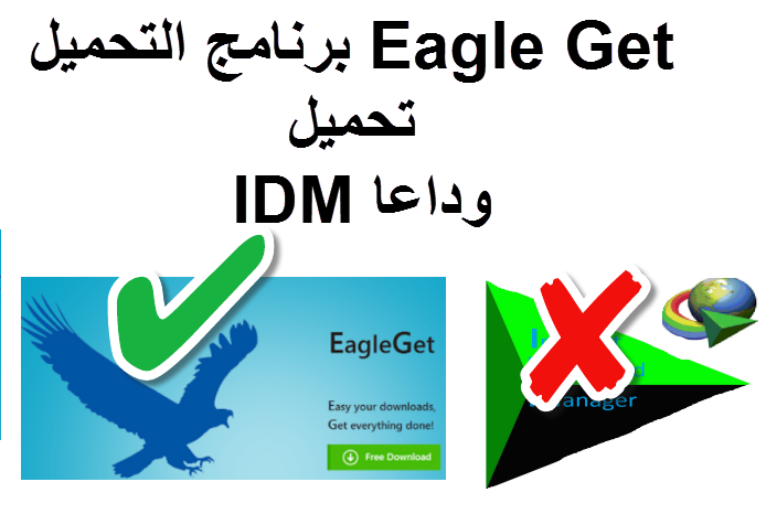 شرح برنامج التحميل Eagle Get بديل Idm وحل كل مشاكلة واظهار ايكونة التحميل مضمون 100
