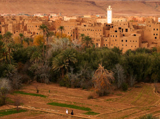 Old Morocco Village on Hill