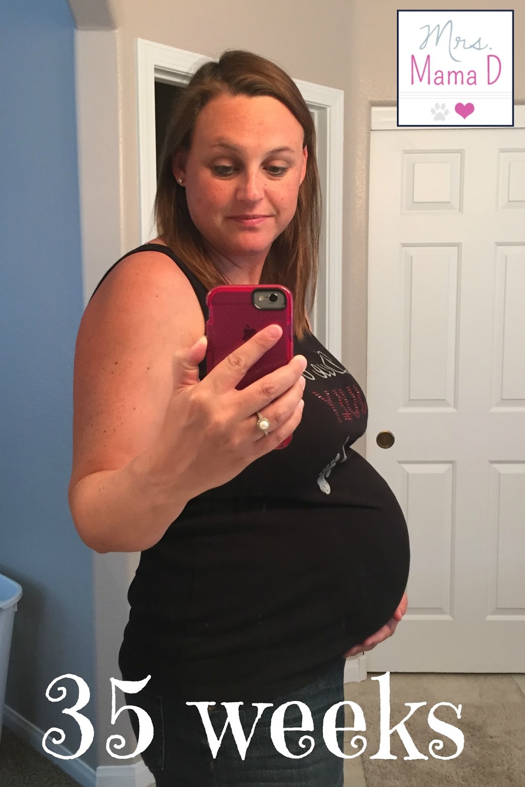 Mini D's 3rd Trimester {Weeks 34 35} Mrs Mama D