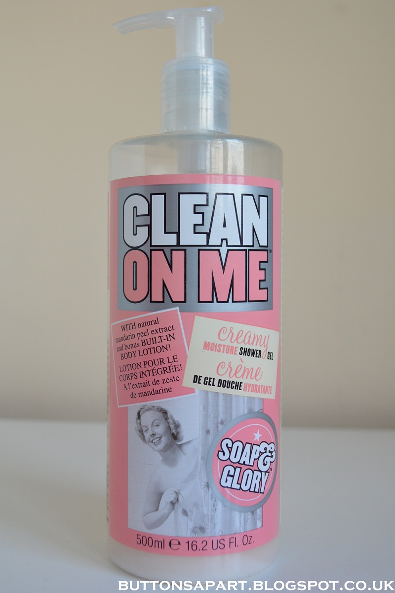 Buttons Apart soap & glory clean on me review