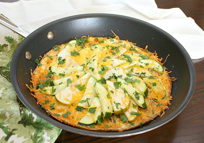 Meatless MondayZucchini, Apple, and Cheddar Frittata Apple A Day
