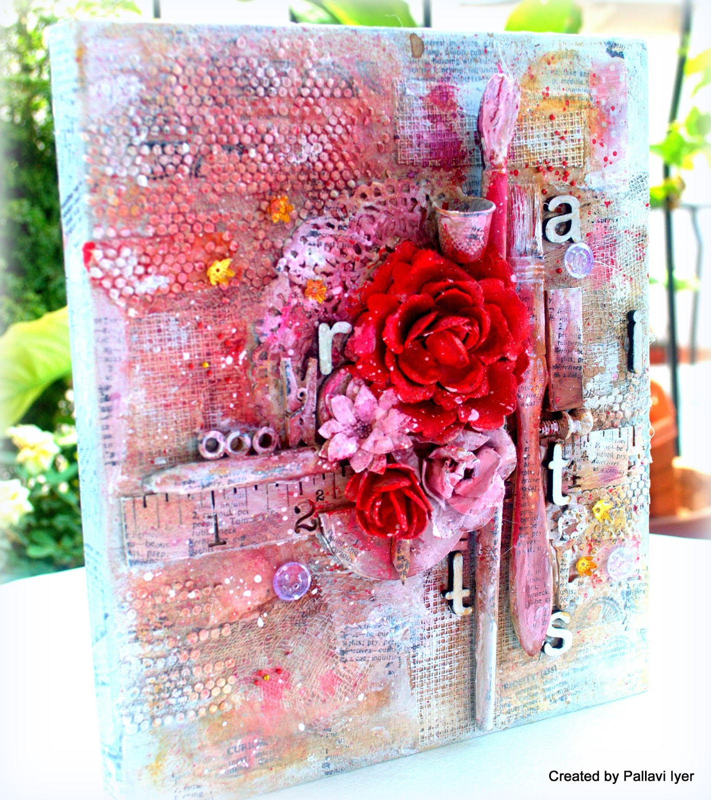 Dazzled By Life 'Artist' Mixed Media Journal cover