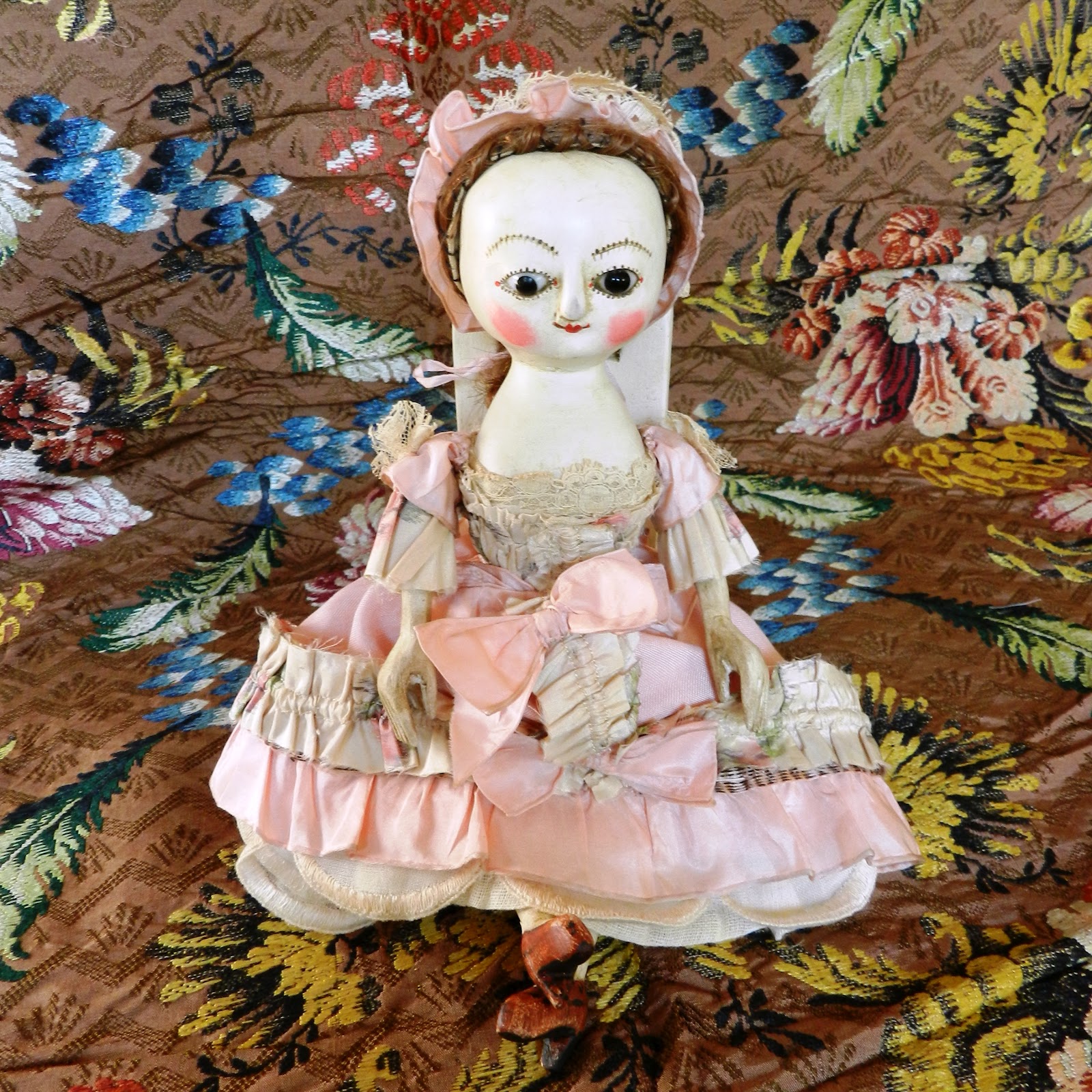 The Old Wooden Sisters Queen Anne doll for sale