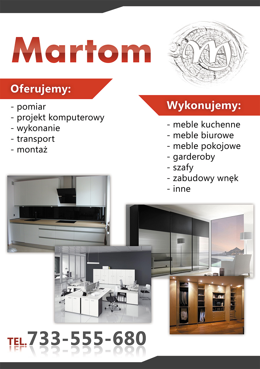 Martom meble - Nowe meble na zamóaienie