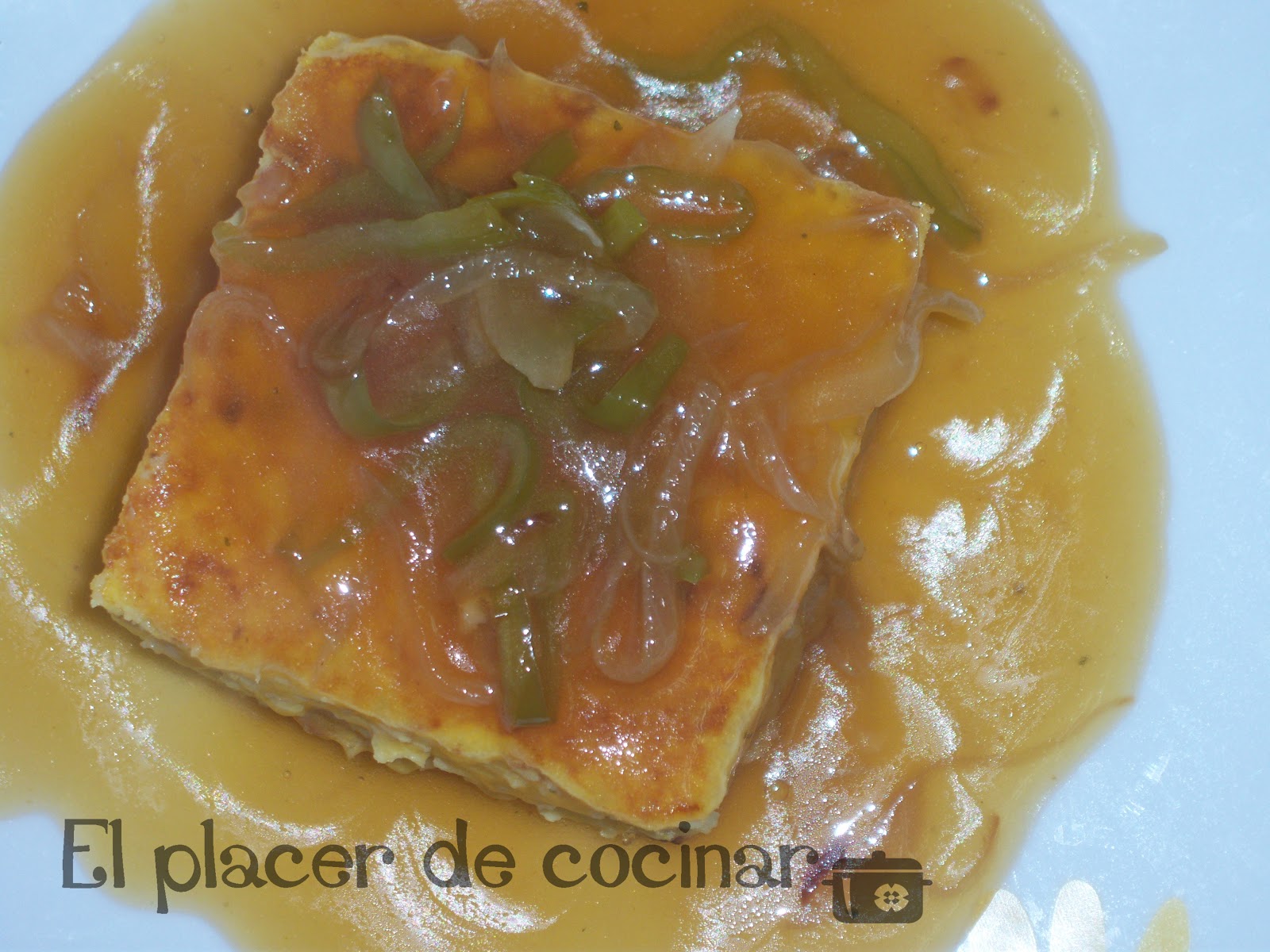 EL PLACER DE COCINAR TORTILLA DE PATATA EN SALSA