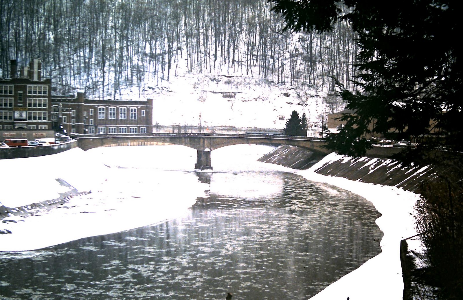 Vintage Johnstown Johnstown High in the Snow 1970's