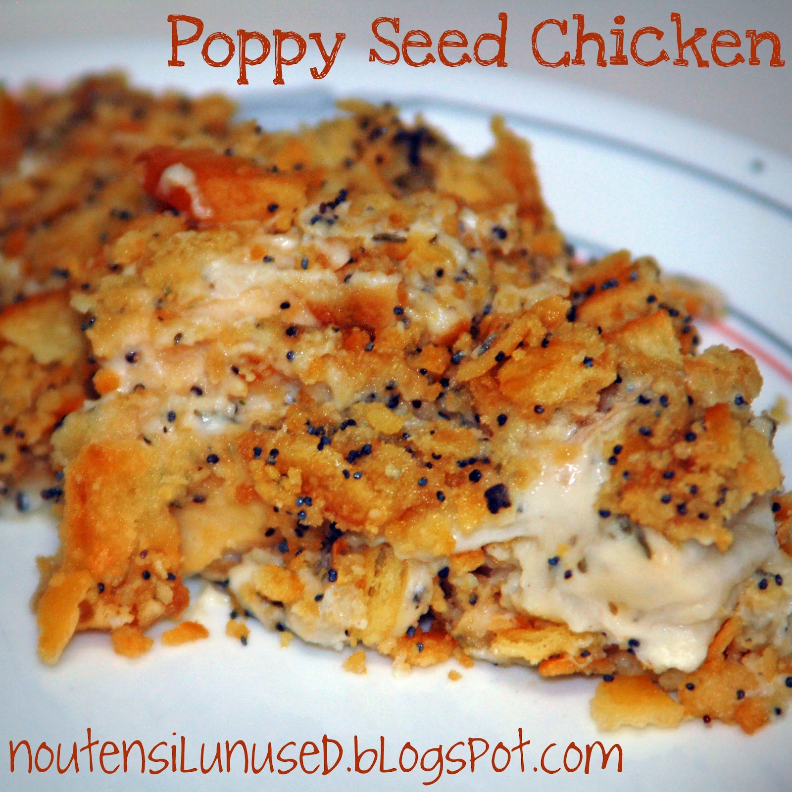 Poppy Seed Chicken Recipe No Utensil Unused