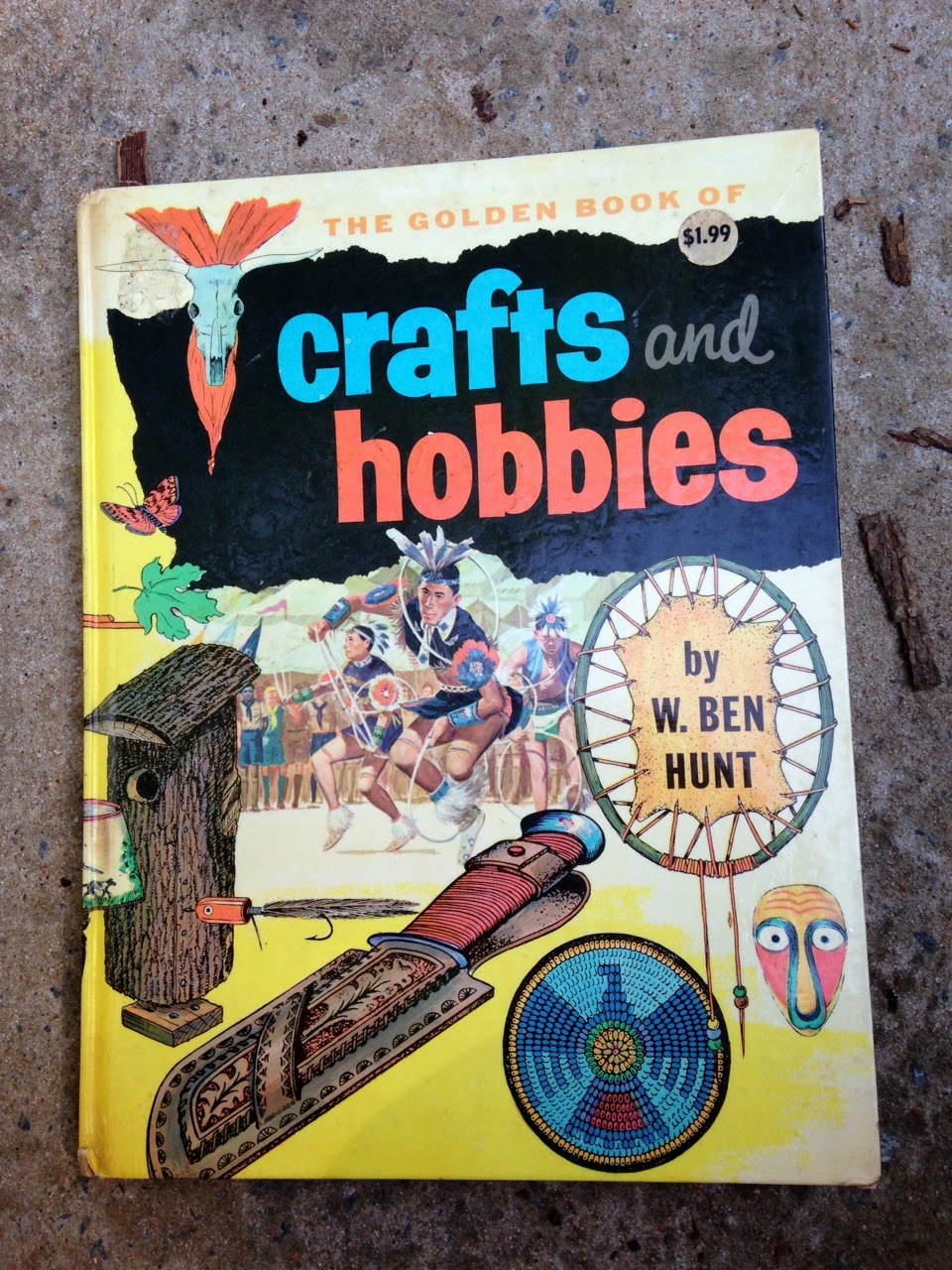 Sewing School: Vintage Craft Book: The Golden Book of Crafts and Hobbies