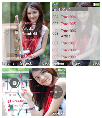 Sucharat Manaying SonyEricsson手機主題for Elm/Hazel/Yari/W20﹝240x320﹞
