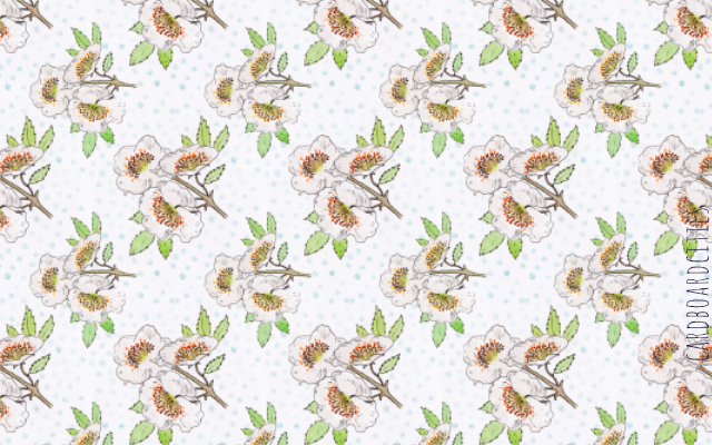 eucryphia floral pattern by laura redburn