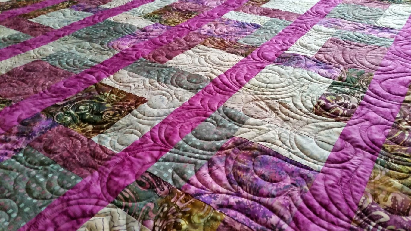 Crafty Sewing & Quilting Getting up Close with My Quilting Paisley